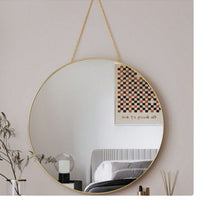 ESPEJO COLGANTE DORADO