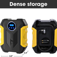 COMPRESOR DE AIRE DIGITAL PARA COCHE AUTO BOMBA INFLADORA PORTÁTIL