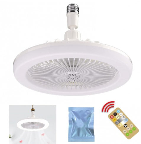 ABANICO CON LED Y AROMATIZANTE MULTIFUNCIONAL