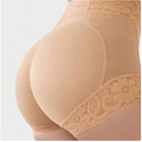 SHORT FAJA LEVANTA COLA BEIGE